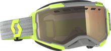 Load image into Gallery viewer, Fury Goggle Snow Cross Ls Gry/Ylw W/Bronze Chrome