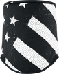 Sportflex Neck Gaiter Black & White Flag