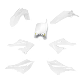White CYCRA 5-piece body kit for off-road vehicles, includes front and rear bumpers, side panels, and fender flares.