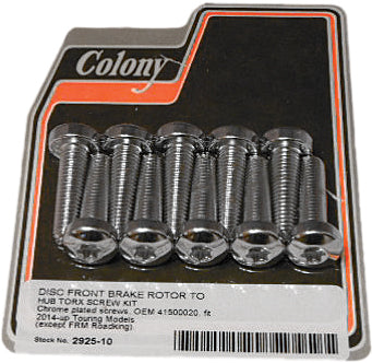 Front Rotor to Hub Screw Kit