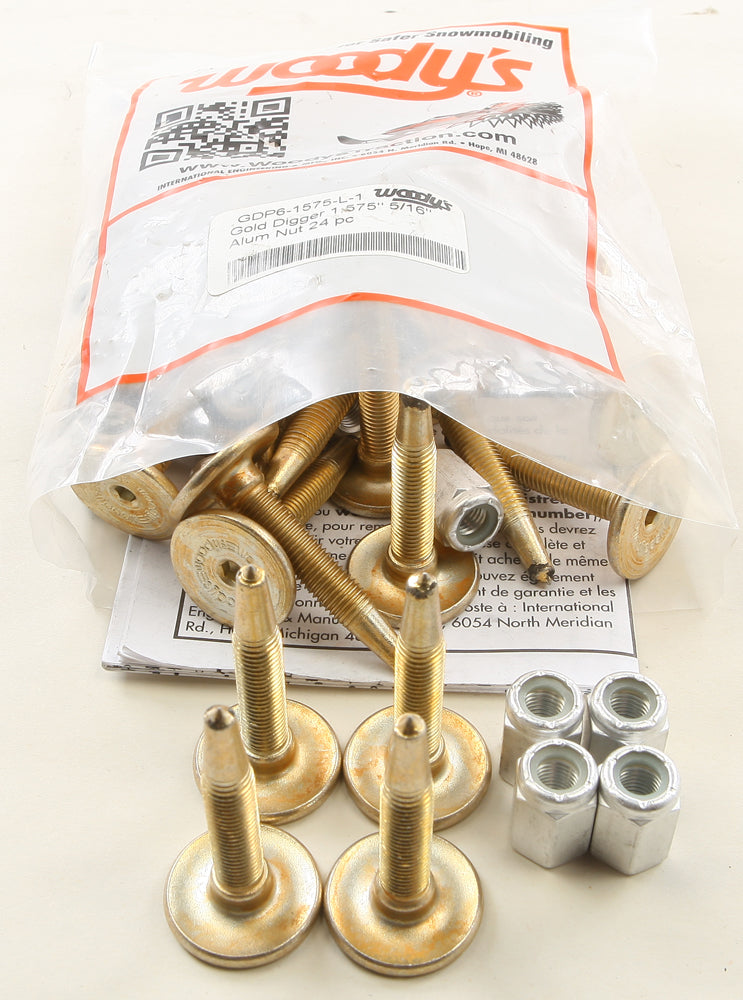 Gold Digger Carbide Traction Master Stud 1.575" 24/Pk