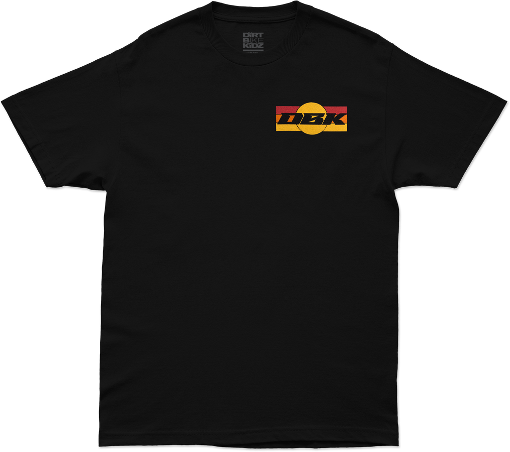 Sunday Stripe Tee Black 2x