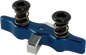Blue Tamer Double Button X Wing suspension component with dual buttons, designed for secure attachment and stability.
