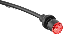 Load image into Gallery viewer, Pair of RIZOMA Ts tail and brake light units in matte black for motorcycle illumination, showing the sleek, compact design.