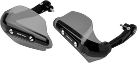 ZETA Sonic Handguard Smoke Hon Grom/Monkey motorcycle handguards with black smoke finish and protective design.
