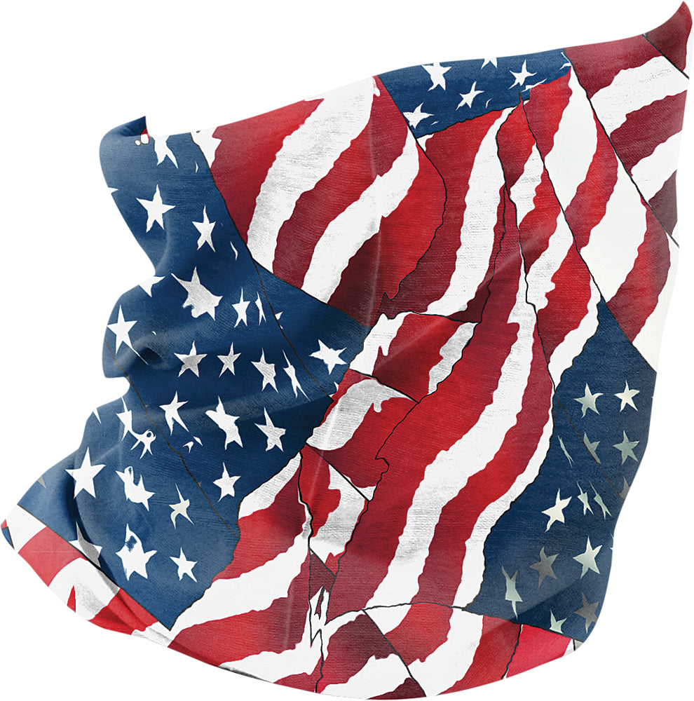 Motley Tube Fleece Lined Wavy Flag
