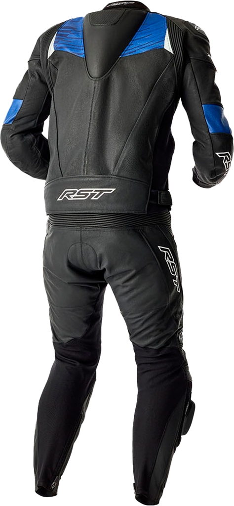 Tractech Evo D3o Jacket Blk/Blue Leather Lg