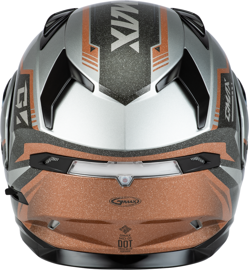 Md 01 Volta Helmet Grey/Black/Copper Metallic Xs