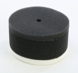 EMGO air filter showing pleated paper element with rubber frame for motorcycle or automotive engine filtration.