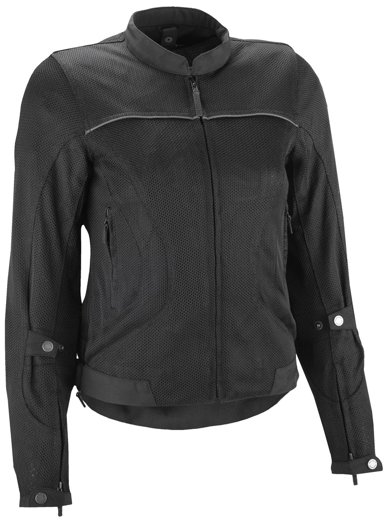 Women's Aira Mesh Jacket Black 3x