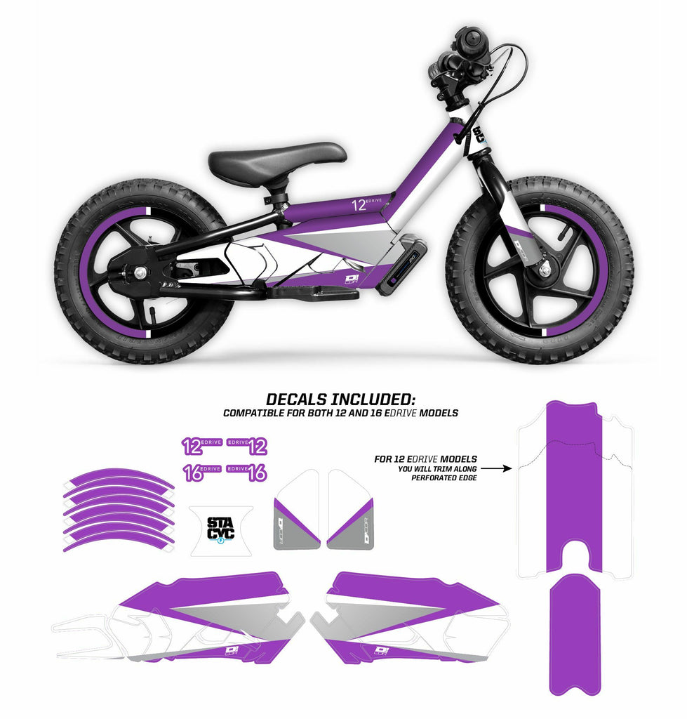 Graphic Kit Stacyc Purple Graphic Kit Stacyc 12" & 16"