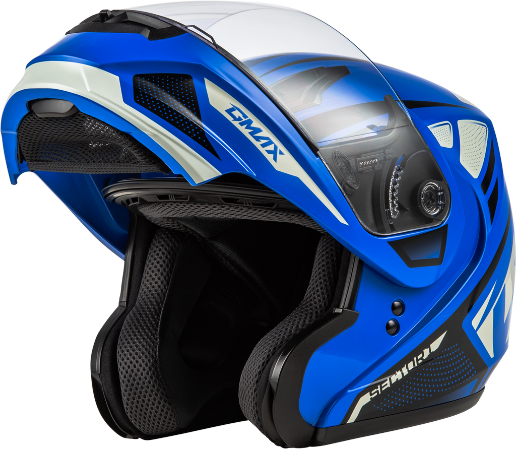 Md 04 Sector Helmet Blue/Black Xl