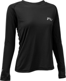 Fly Racing Wmn'S Lightwght Baselayer Top Black Xs 354-6405XS