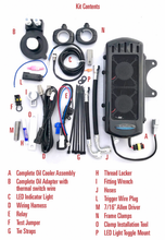 Load image into Gallery viewer, Side Mount Oil Cooler M8 Touring `17 23  Chrome