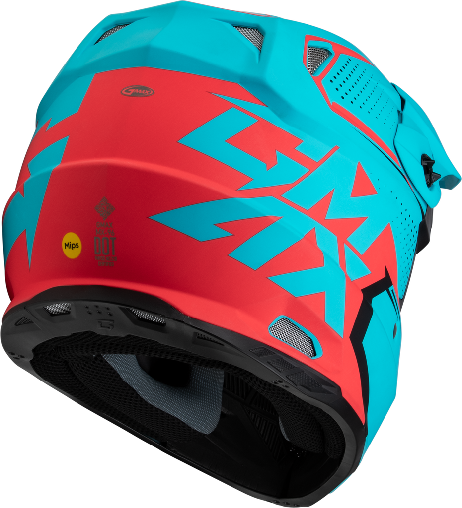 Mx 96 502 Helmet Matte Blue/Red  Sm