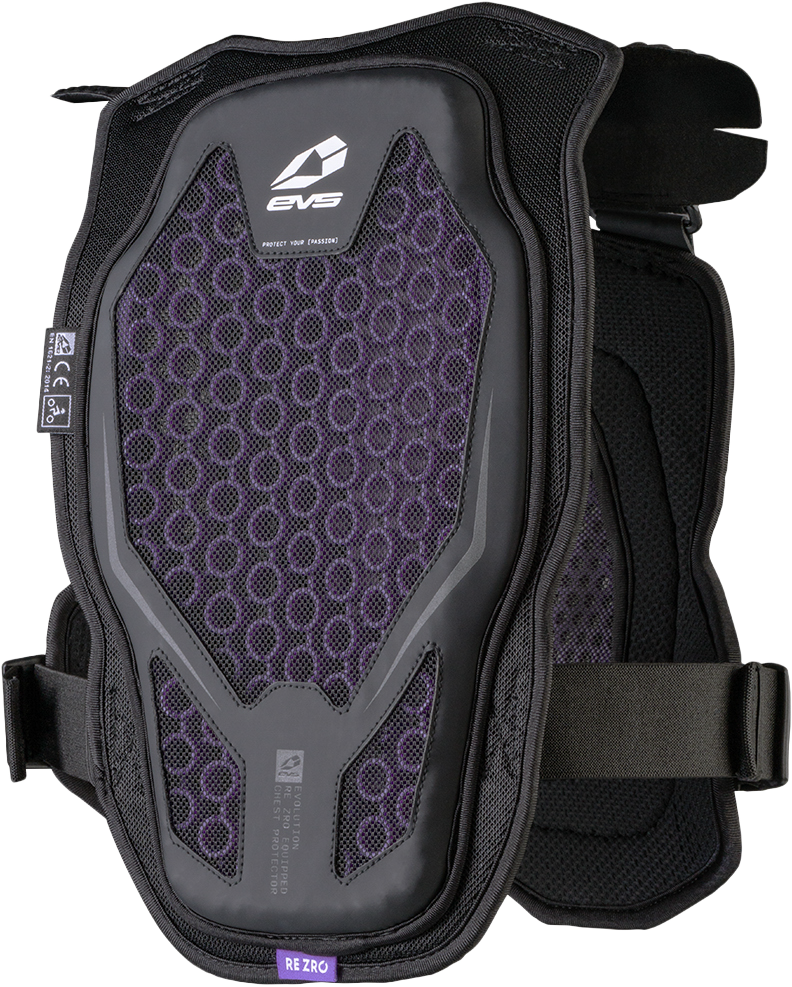 Evo Chest Protector W/Rezro Black Youth