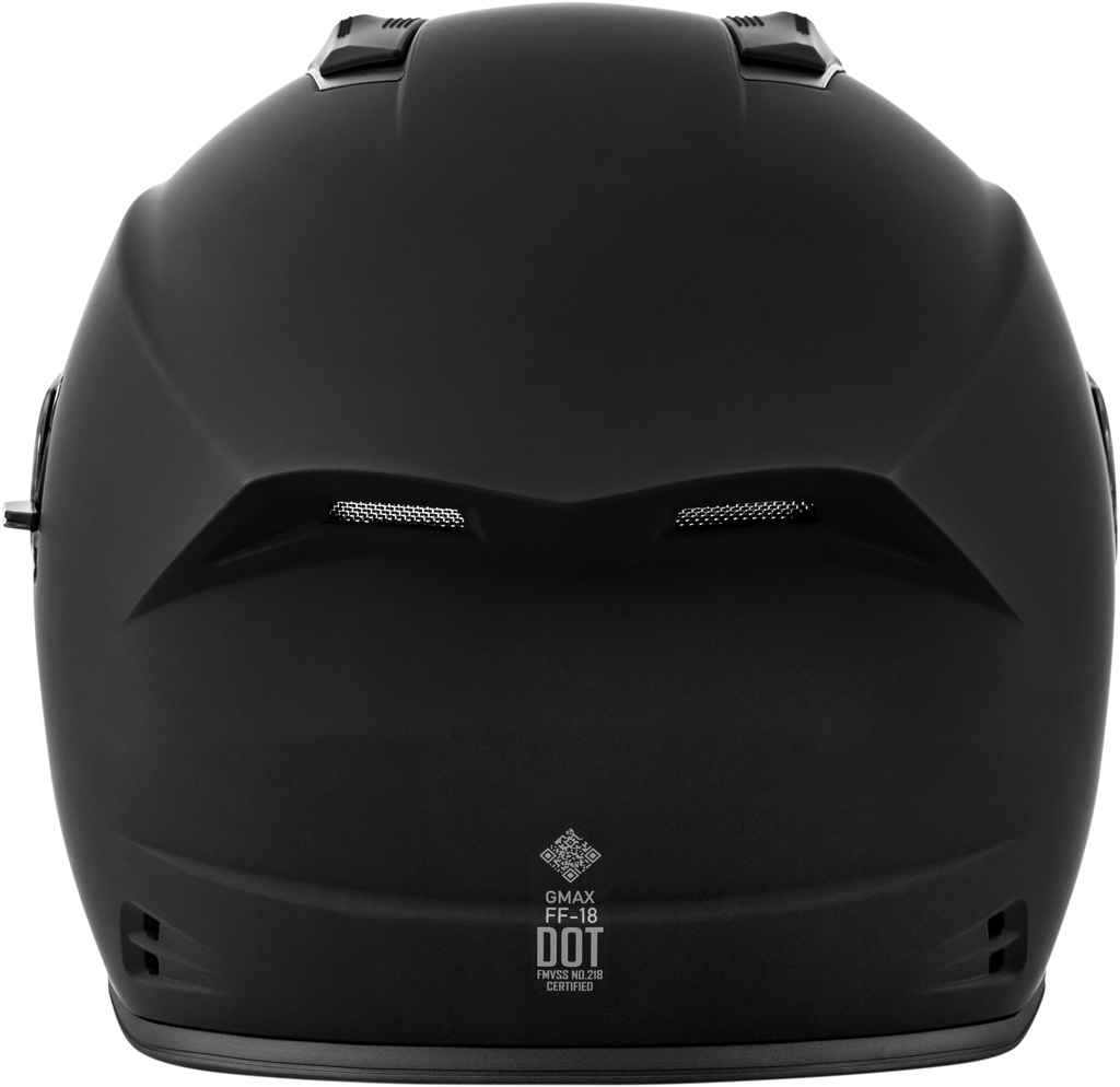 Ff 18 Solid Helmets Matte Black Md