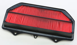 EMGO air filter for motorcycle or vehicle, showing the rectangular filter element with pleated filter media.