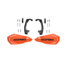 Load image into Gallery viewer, ACERBIS Firstmoto MX handguards mounted on motorcycle handlebars, providing protection for motocross riders.