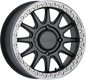 Alpha Bdlk 17x7 4/156 (+25mm) Blk/Gunmetal