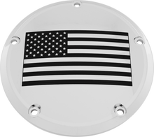 Load image into Gallery viewer, 7   Tc Derby Cover American Flag Chrome