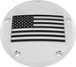 7   Tc Derby Cover American Flag Chrome