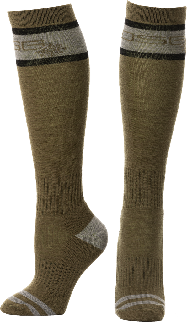 Mid Weight Socks Dark Olive