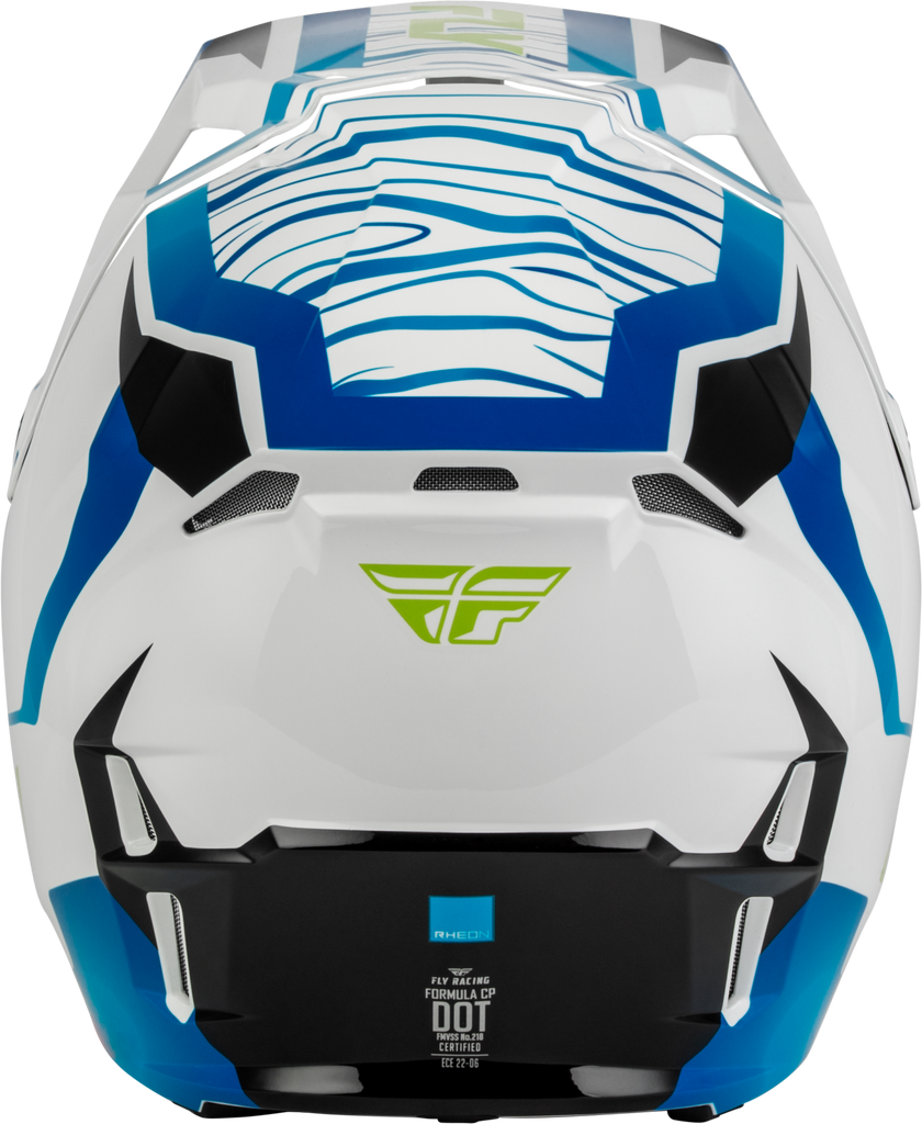 Youth Formula Cp Charge Helmet White/Blue/Black Yl