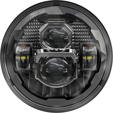 Load image into Gallery viewer, 7" Led Headlight Rugged Ultra View Black