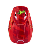 Load image into Gallery viewer, S M3 Falcon Helmet Ece06/Dot Red Fl/Wht/Blue/Yl Flgl 2x