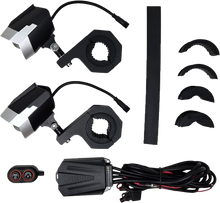 Load image into Gallery viewer, Dual Switchback Led Lights Silver/Blk Wireless Remote Pr