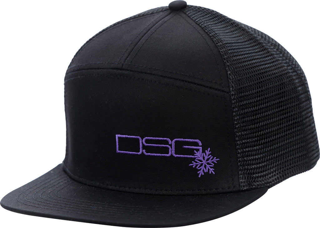 Flat Brim Cap Black