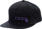 Flat Brim Cap Black