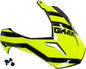 Visor W/Screws Trapper Black/Hi Vis Gm 11s