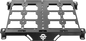 OPEN TRAIL universal sport UTV mount bracket shown in black, designed for secure attachment to UTVs for packout accessories.