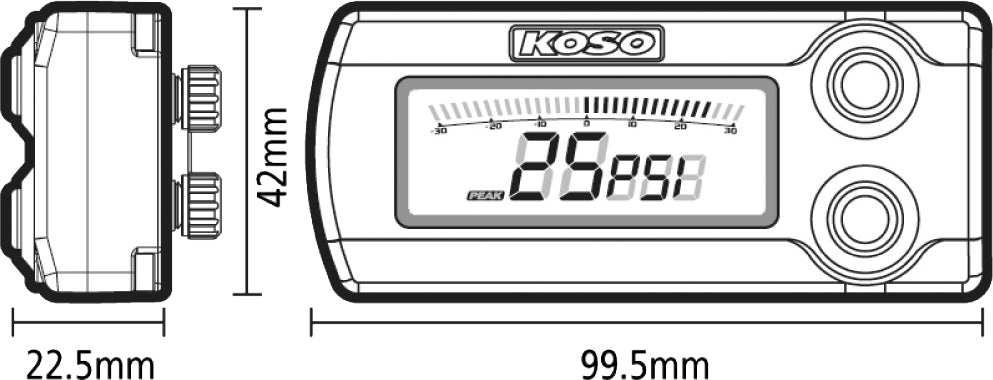 X 1 Boost Gauge