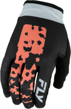 Load image into Gallery viewer, Women's Lite Flake Gloves Black/Light Grey/Coral Md