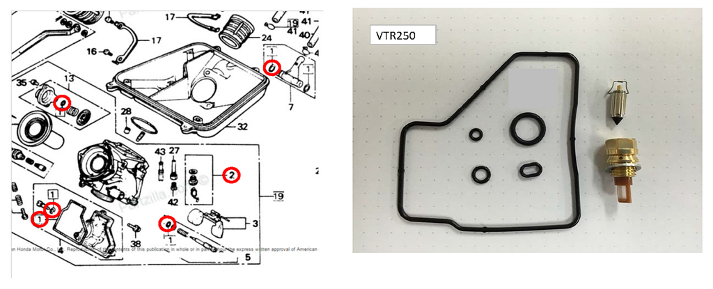 Carb Repair Kit (Ea)