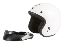 Load image into Gallery viewer, Of 2 Open Face Helmet White Xs