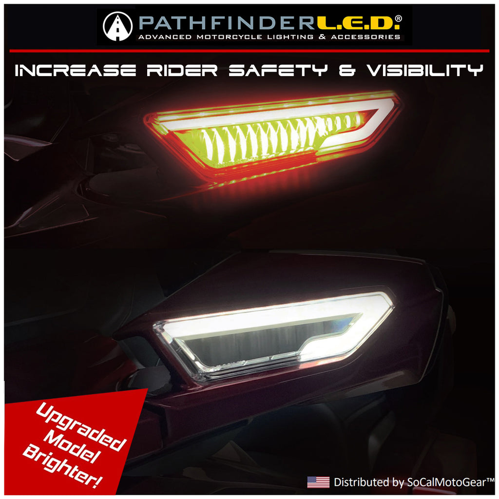 Led Mirror Seq Ts W/Drl Clear Hon Gl