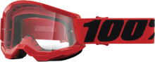Load image into Gallery viewer, Strata 2 Junior Goggle Red Clear Lens