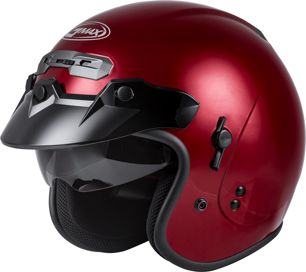 Gm 32 Open Face Helmet Candy Red 3x