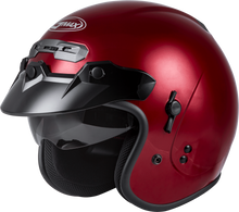 Load image into Gallery viewer, Gm 32 Open Face Helmet Candy Red 3x