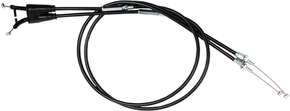Black Vinyl Throttle Push Pull Cable Set