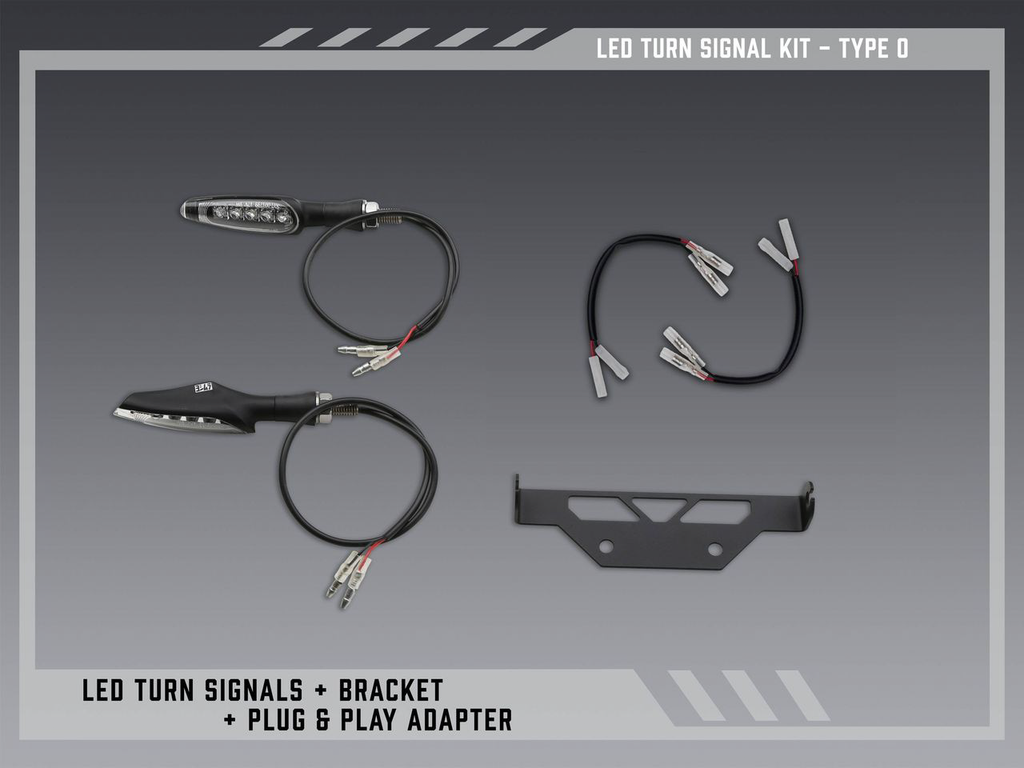 Fe V2 Stnd Led Turn Sig Kit Type O Tri