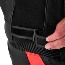 Load image into Gallery viewer, Tractech Evo D3o Jacket Blk/Flo Red Leather Md