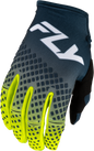 Youth Kinetic Fade Gloves Navy/Hi Vis/White Ys