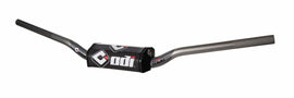 ODI 1 1/8 inch Flight Handlebar in graphite, mountain bike handlebars with a sleek, lightweight design for optimal control.