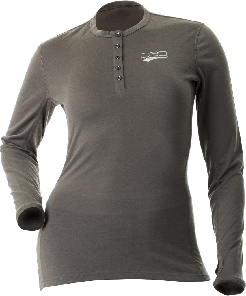 Merino Wool Base Layer Shirt Grey 3x