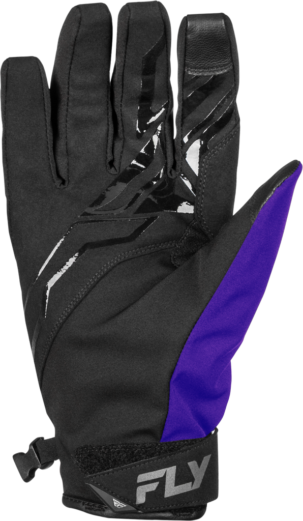 Title Gloves Black/Purple/Grey Md